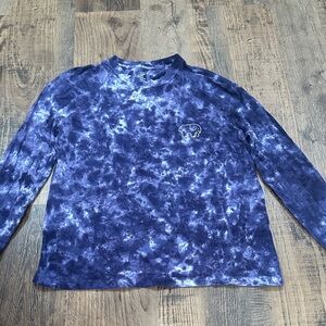 Ivory Ella purple Tie-Dye Long Sleeve Tee